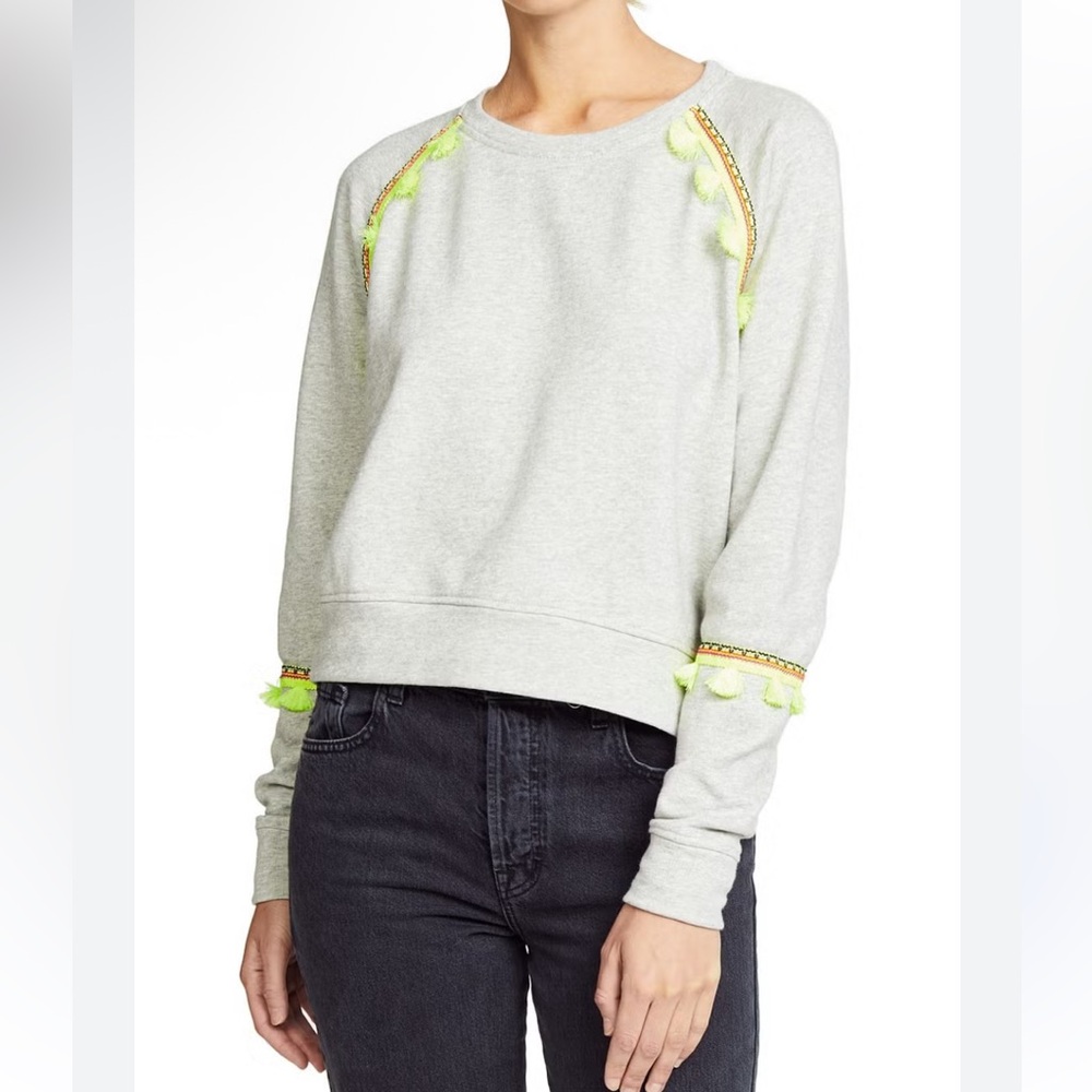 Generation Love Tassel Trim Sweatshirt